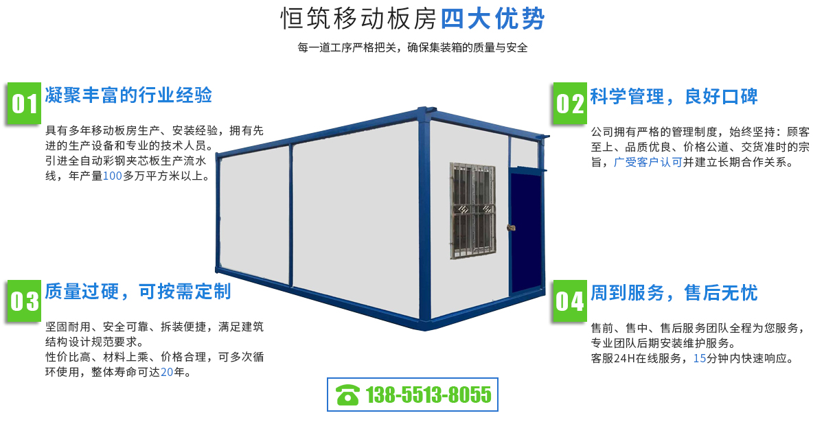 合肥恒筑移动板房 临时建筑领域的专业解决方案